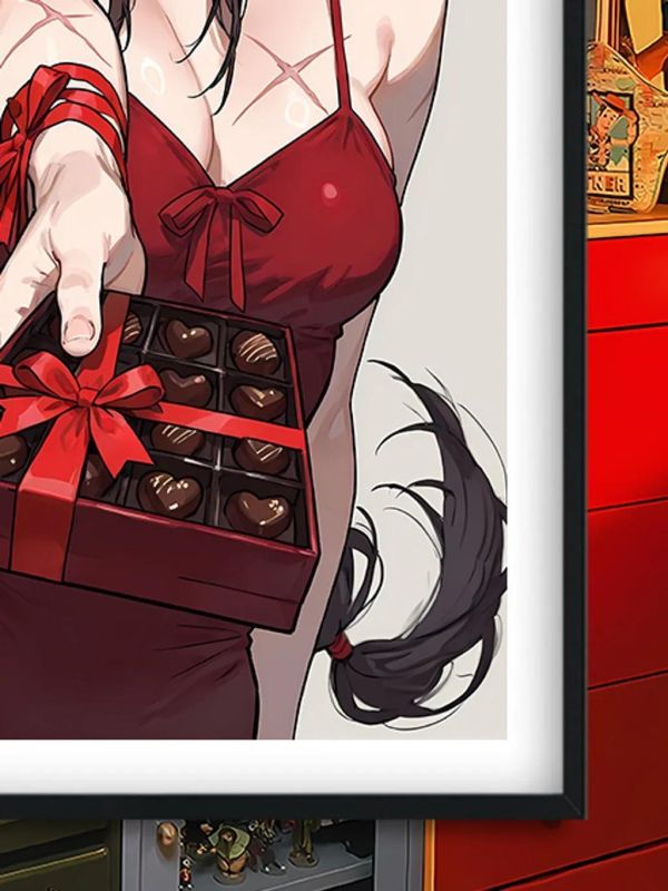 【海外代購】巴洛克 《三鷹朝巧克力》電鋸人裝飾畫冰箱貼 