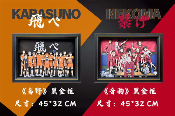 【海外代購】凹凸 垃圾場決戰 烏野VS音駒 3D立體畫01 