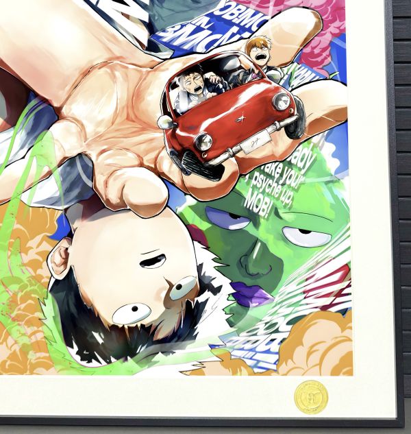 【海外代購】H2 《靈能百分百》影山茂夫靈幻新隆動畫二次元裝飾畫 