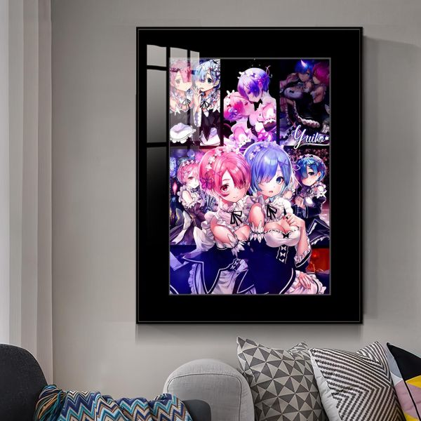 【海外代購】橘子 JUZI 蕾姆拉姆切片海報 