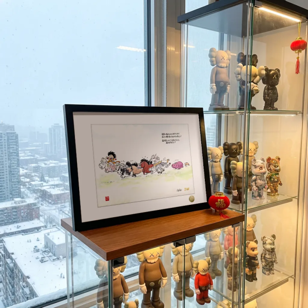 【海外代購】皇呱 《悟空 八駿圖》龍珠春節新年馬年筋斗雲裝飾畫鼠標墊 