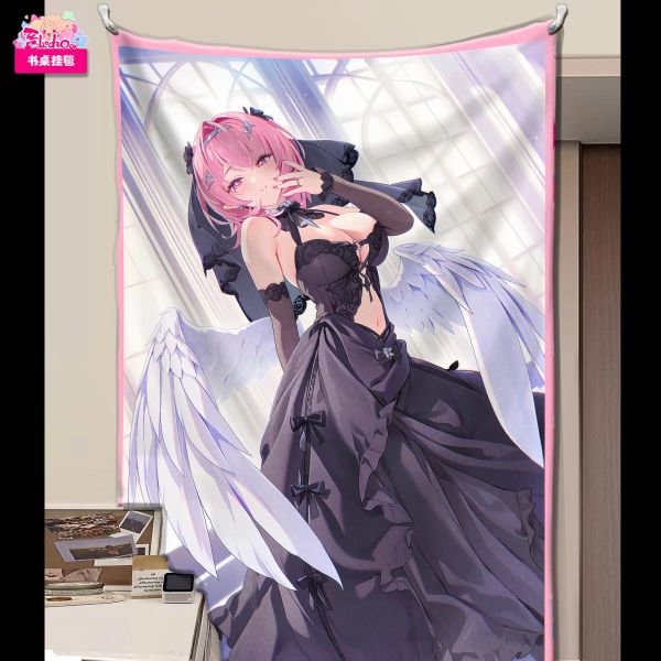 【海外代購】阿喵畫社 黑白禮服花嫁 婚紗蕾米埃爾雙聯 新品12K超清主題裝飾畫 牆面掛毯  透明卡磚 冰箱貼 