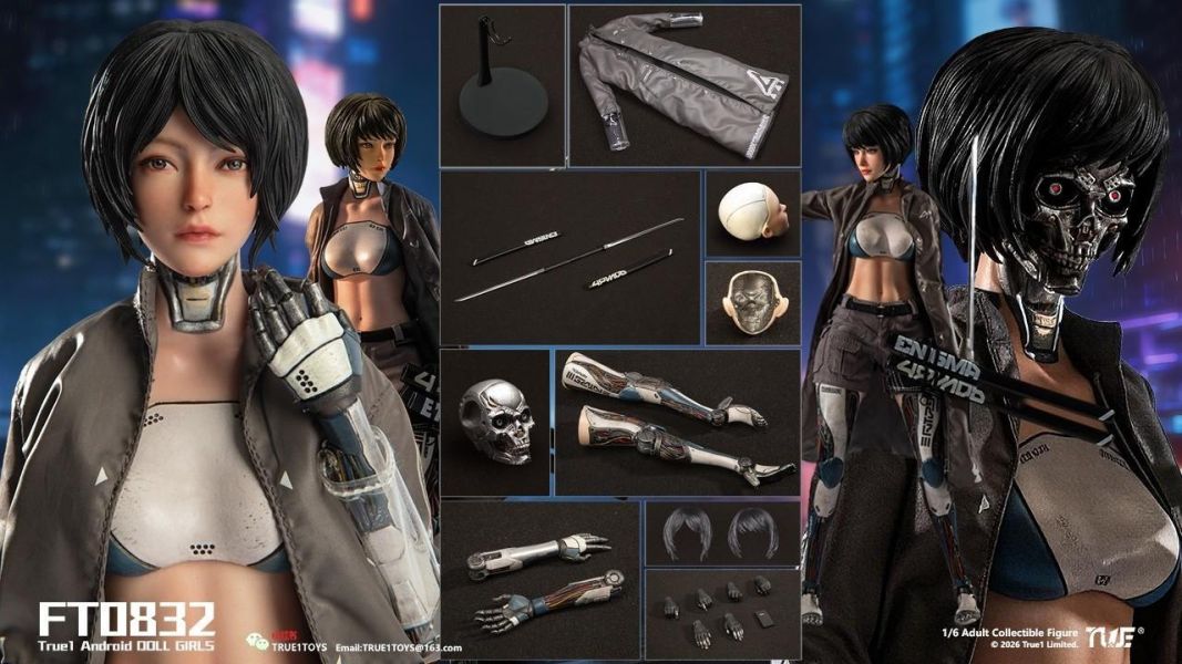 【預定】True1Toys 人造人Bill 可動人偶 