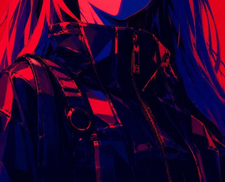 【海外代購】H2 《賽博明日香》EVA新世紀福音戰士初號機綾波麗動畫裝飾畫 