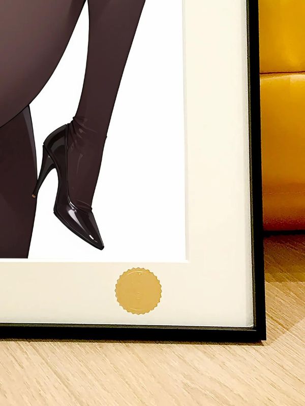 【海外代購】星空《絲襪伊芙琳》絕區零Evelyn舍勒之青裝飾畫 