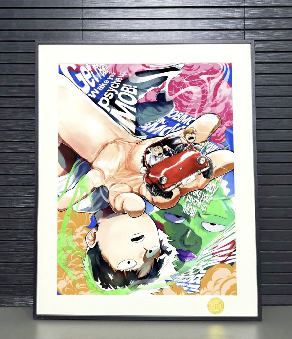 【海外代購】H2 《靈能百分百》影山茂夫靈幻新隆動畫二次元裝飾畫 