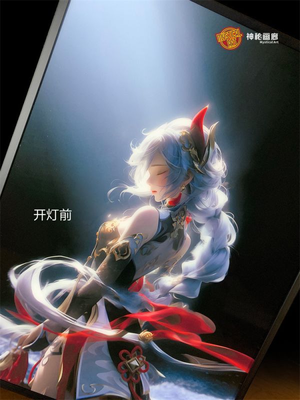 【海外代購】神秘畫廊 Desktop Art系列06 光芒申鶴 裝飾畫01 