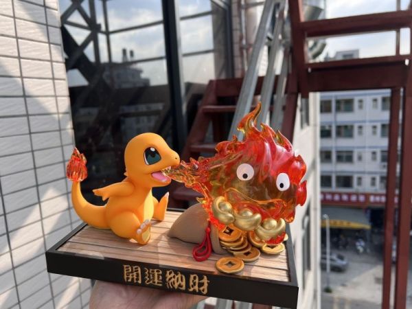 【海外代購】喵喵島 MMLAND 小火龍卡西法夢幻聯動 