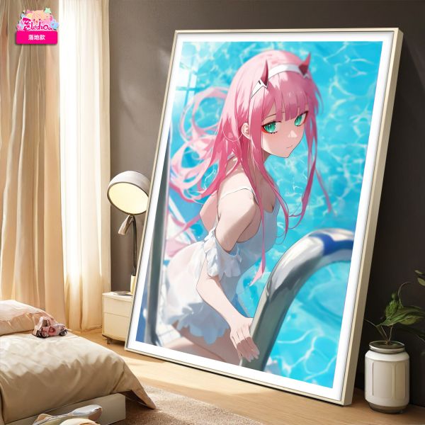 【海外代購】阿喵畫社 泳池 零二 超大超清裝飾畫 