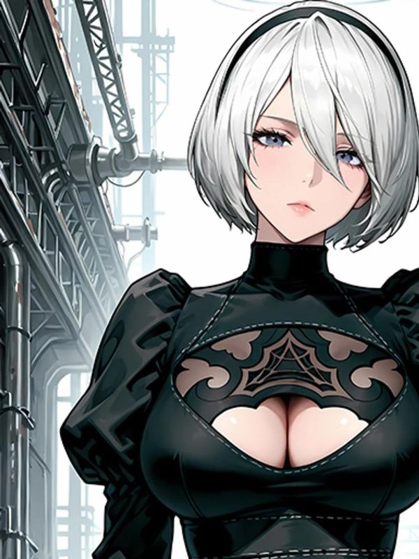 【海外代購】巴洛克《機械紀元2B》尼爾：機械紀元裝飾畫冰箱貼 