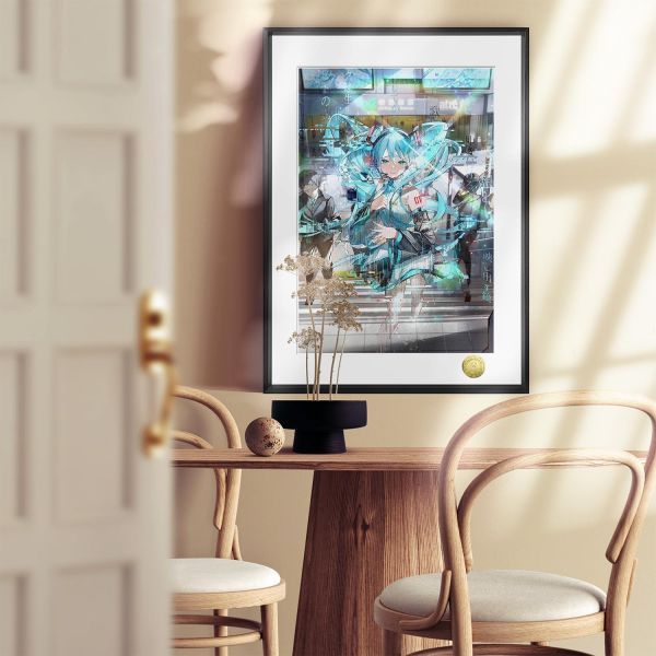 【海外代購】皇呱 《消逝的初音》 初音未來消逝的初音同人周邊裝飾畫 午睡毯 地毯 