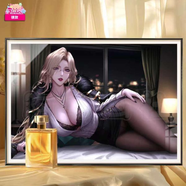 【海外代購】阿喵畫社 黑絲 卡米利安 無期迷途新品8k主題高清裝飾畫 滑鼠墊  午睡毛毯  冰箱貼 