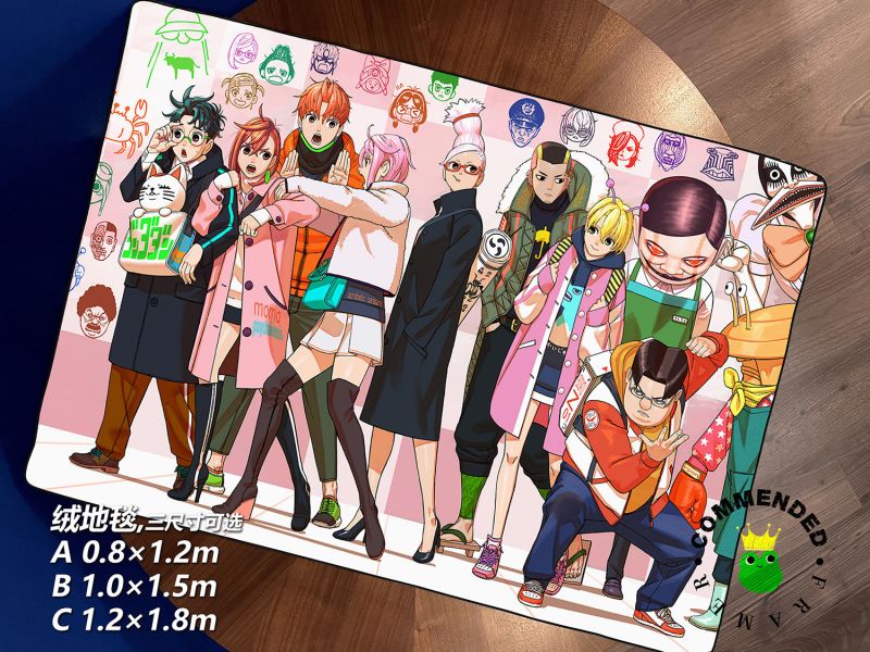 【海外代購】皇呱 《超自然武裝當噠當》 膽大黨超自然武裝當噠當全家福週邊裝飾畫 午睡毯 地毯