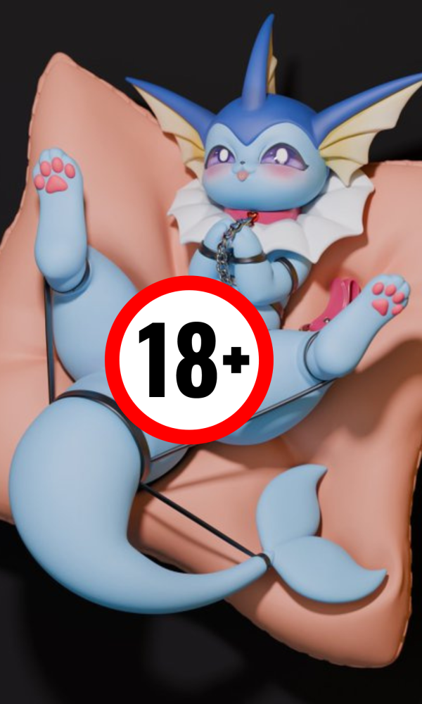 【海外代購】靈魔 Spirit Demon 伊布系列 Vaporeon 水伊布 