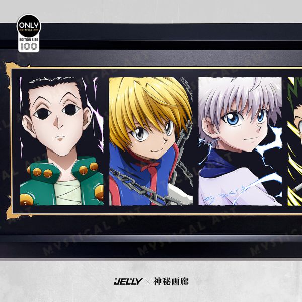 【海外代購】神秘畫廊 Jelly 全職獵人考試篇 長副藝術畫 