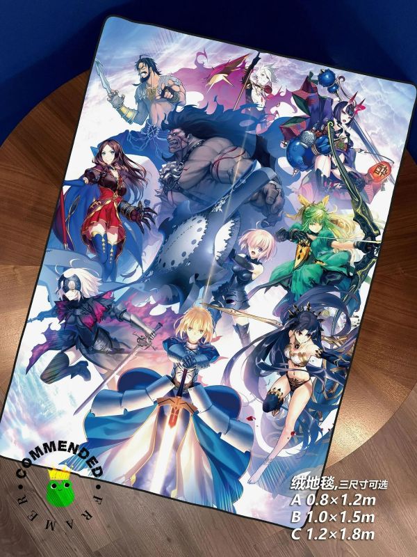 【海外代購】皇呱 《fate命運之夜》裝飾畫 午睡毯 地毯 