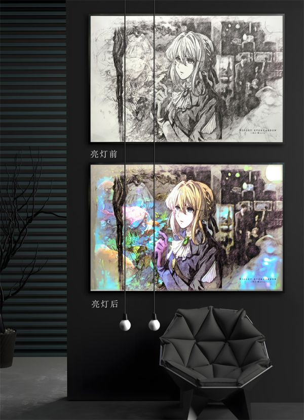 【海外代購】 萌萌匠 紫羅蘭永恆花園 薇爾莉特 打字機 導光畫 01 