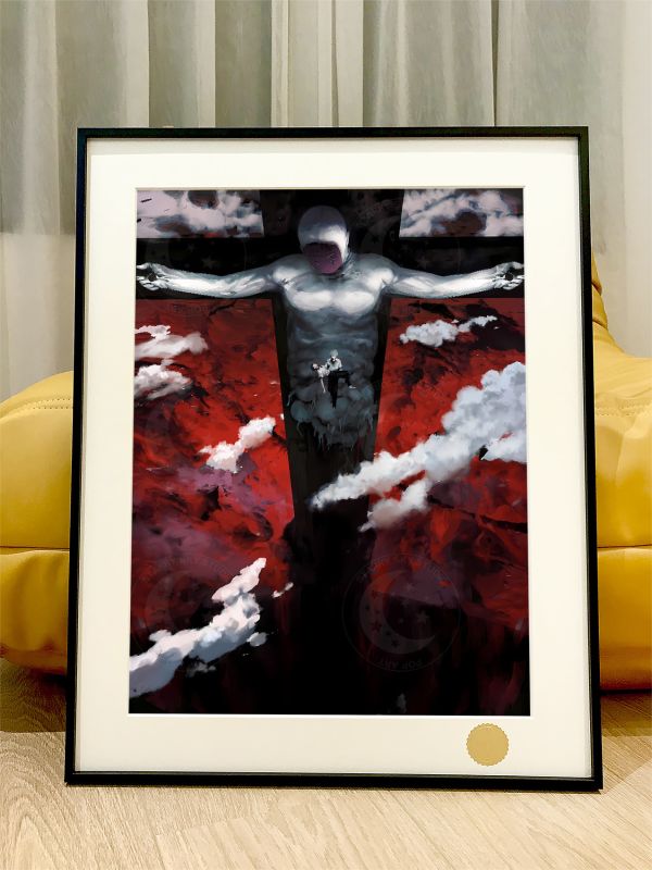 【海外代購】星空 《使徒莉莉絲》EVA新世紀福音戰士初號機碇真嗣渚薰明日香綾波麗動漫裝飾畫