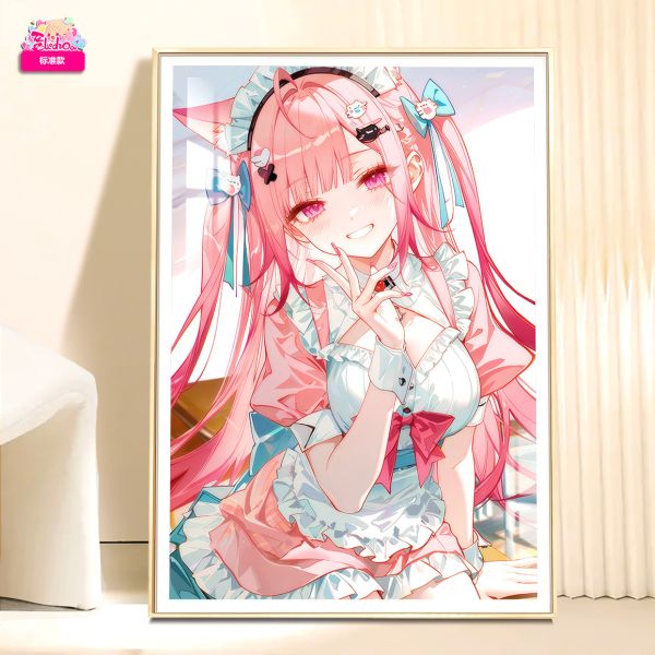 【海外代購】阿喵畫社 結城昨日奈 8k超大高清裝飾畫 滑鼠墊 床頭地墊 午睡毛毯 