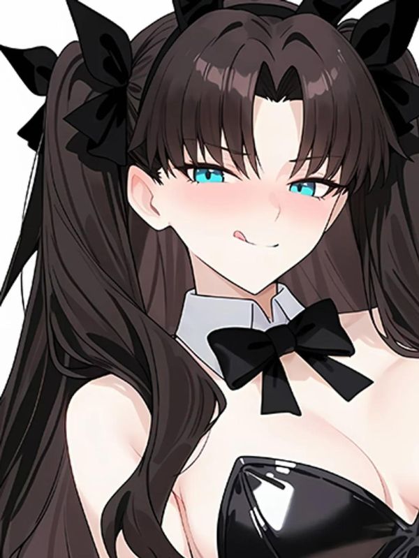 【海外代購】巴洛克《兔女郎遠阪凜》Fate紅色惡魔五大元素使裝飾畫冰箱貼 