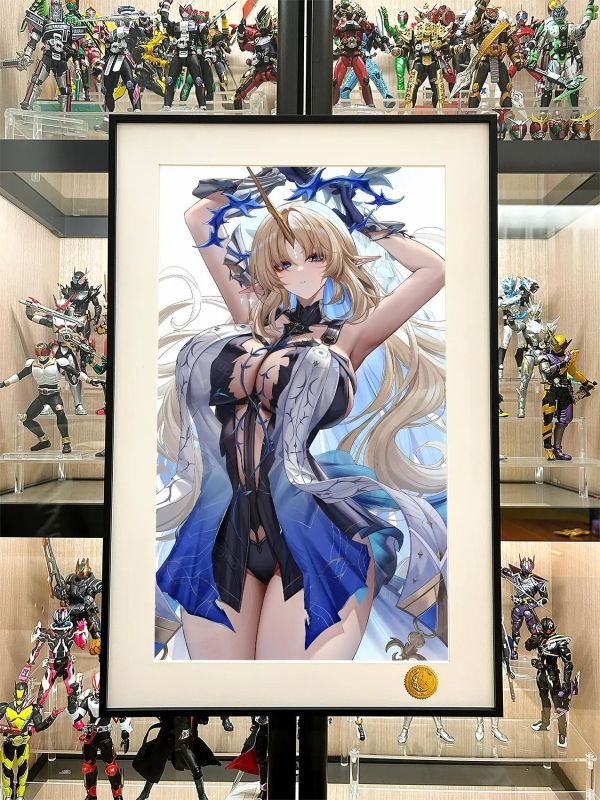 【海外代購】星空 《藍衣卡提希婭》鳴潮Cartethyia裝飾畫 
