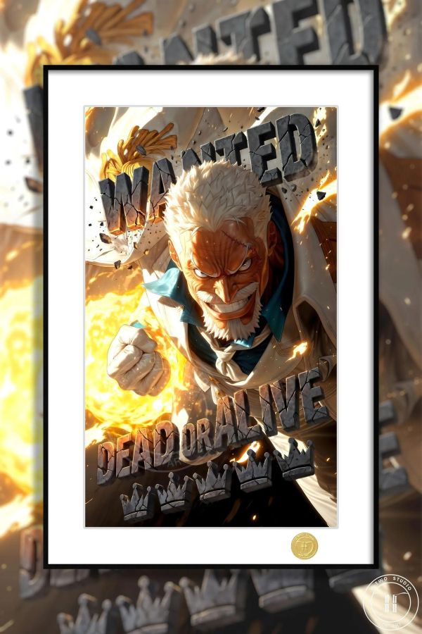 【海外代購】H2工作室《鐵拳卡普》海賊王裝飾畫 