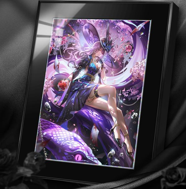 【海外代購】阿喵畫社 慈玉女士 翡翠 星穹鐵道 8k超清精裱畫 