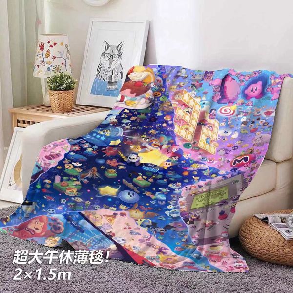 【海外代購】千鳥社 星之卡比 32周年 第二彈 Kirby全家福GameBoy 午睡毯地毯装饰画 