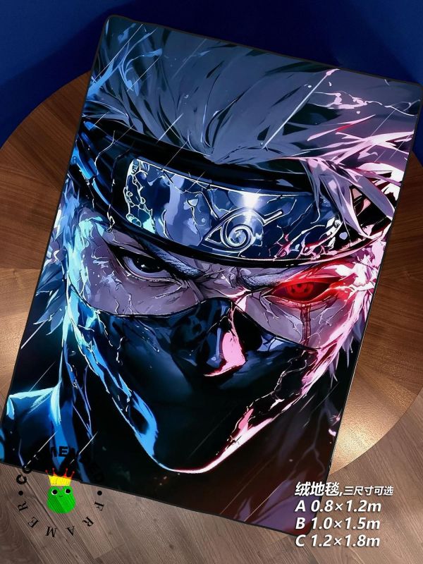 【海外代購】皇呱 《精英上忍卡卡西》火影忍者裝飾畫 午睡毯  地毯 