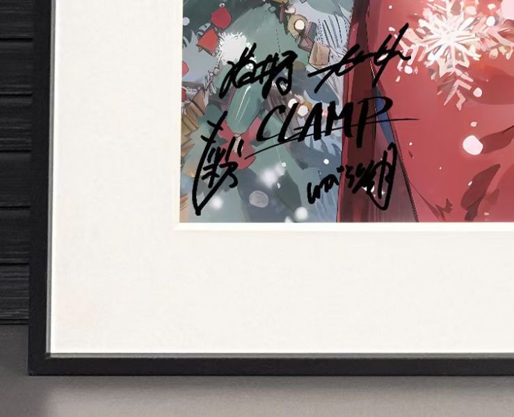 【海外代購】H2 《聖誕小櫻李小狼》魔卡少女櫻百變小櫻裝飾畫 
