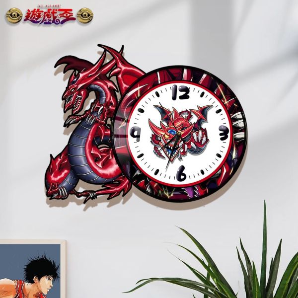 【海外代購】阿喵畫社 天空龍鐘錶 新品靜音異形時鐘 