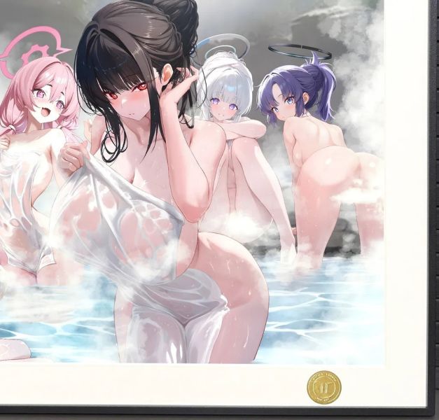 【海外代購】H2工作室《溫泉碧藍檔案》裝飾畫 