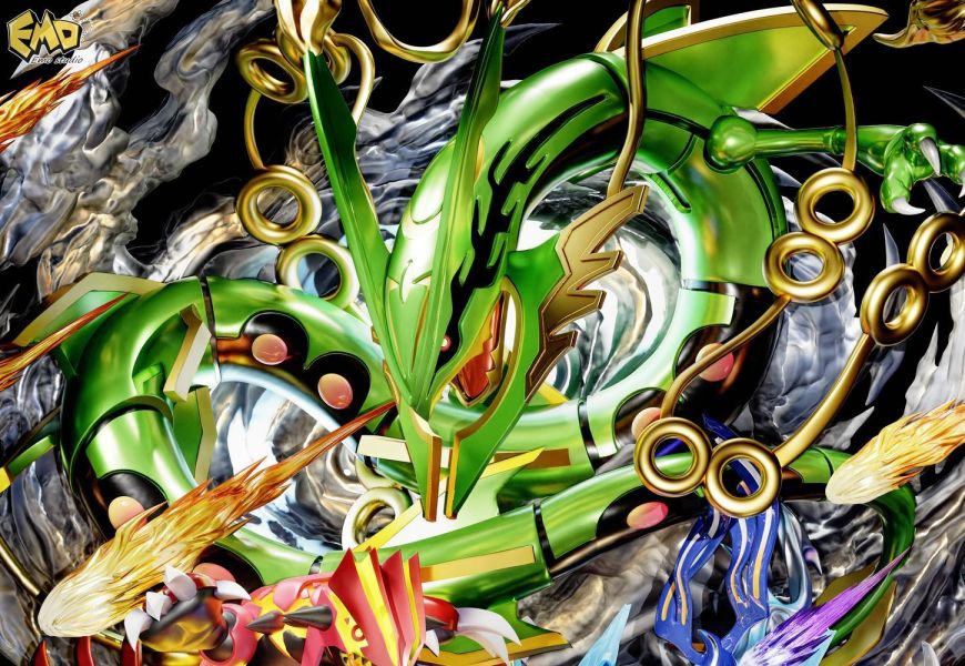 【預定】Emo畢業雕像神獸系列002 三神 列空座 蓋歐卡 固拉多 