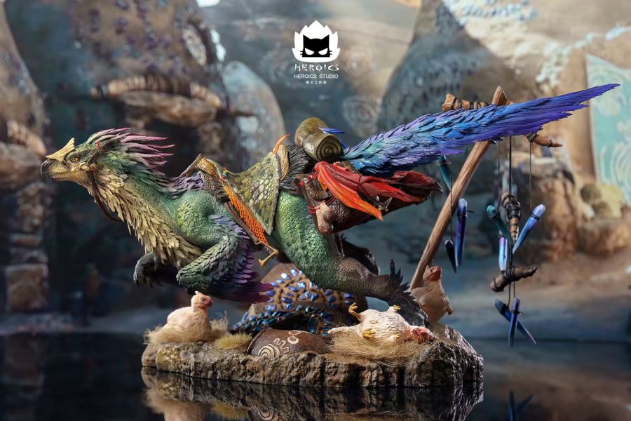 【預定】Heroics 貓火 怪物獵人荒野鷺鷹龍 MonsterHunterWilds Seikret‌ 