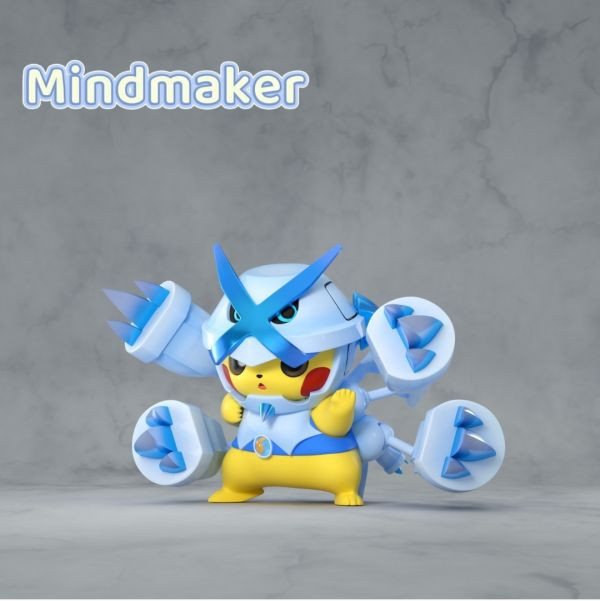 【預定】MindMaker Mega皮卡丘第四彈 mega巨金怪皮卡丘 