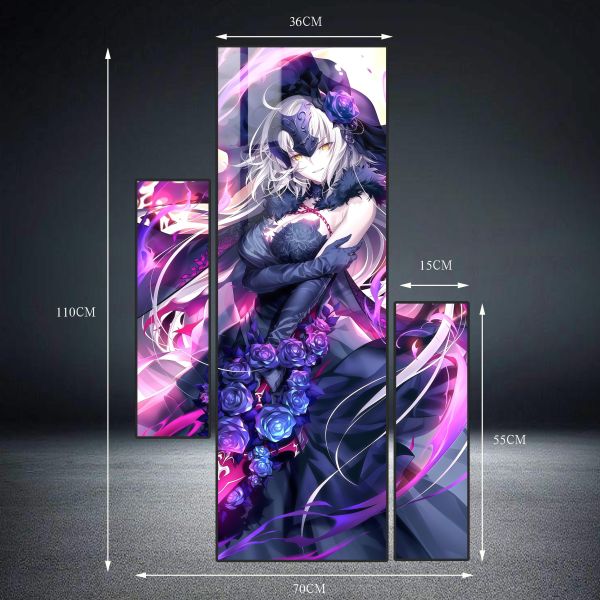 【海外代購】阿喵畫社 花嫁 FGO婚紗黑貞德三宮格 新品三宮格裝飾 
