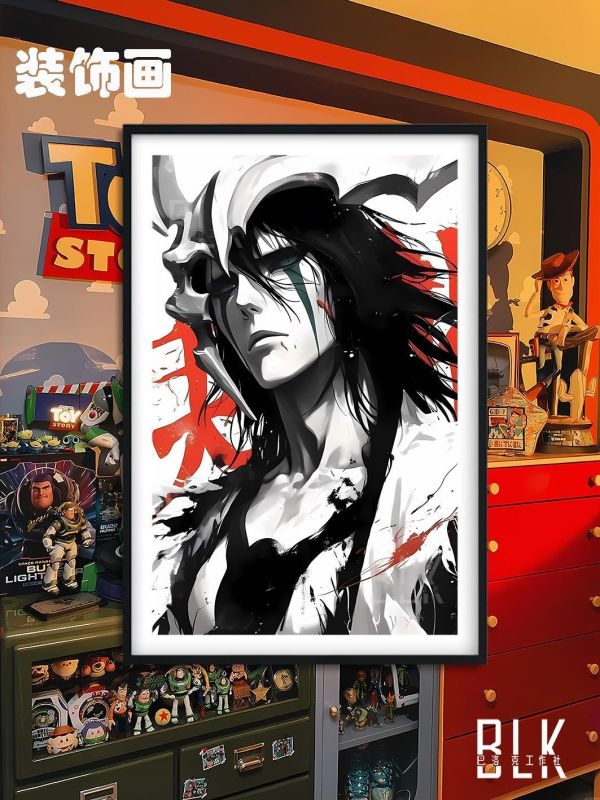 【海外代購】巴洛克 《墨色烏爾奇奧拉》裝飾畫 死神 