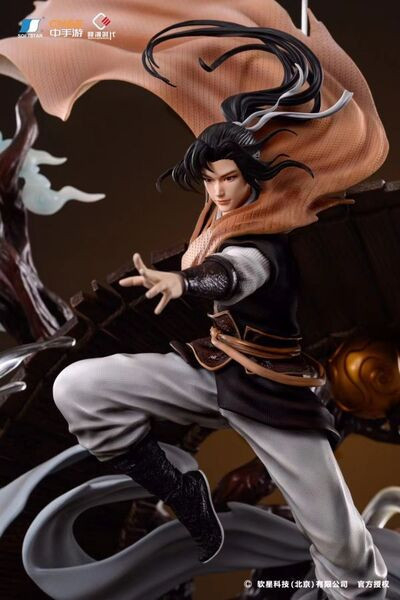 【海外代購】模潮時代MCSD 正版授權 1/6李逍遙"酒神咒"場景雕像《仙劍奇俠傳》全球首款 