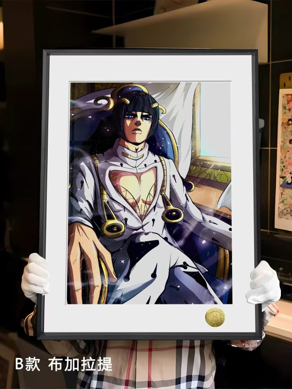 【海外代購】皇呱 《JOJO黑幫教父》JOJO的奇妙冒險黑幫喬魯諾·喬巴納布加拉提週邊裝飾畫 