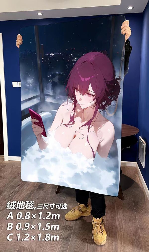 【海外代購】千鳥社 卡芙卡 Kafka 崩壞星穹鐵道 卡媽 午睡毯 地毯 裝飾畫 