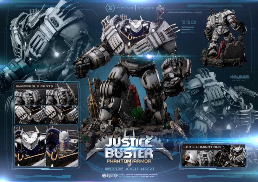 【預定】Prime P1S 正義聯盟（漫畫版）正義破壞者 幻影裝甲 UMMDC-07/UT/UTS 雕像 