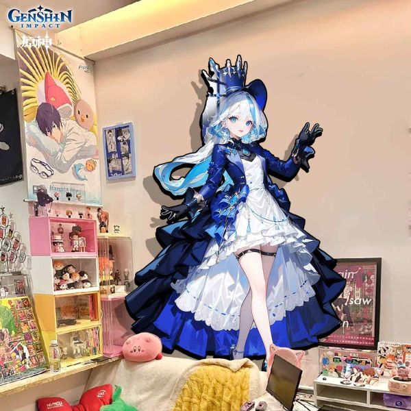 【海外代購】阿喵畫社 晚禮服 芙寧娜 1比1復刻原神玄關臥室發燈帶畫 