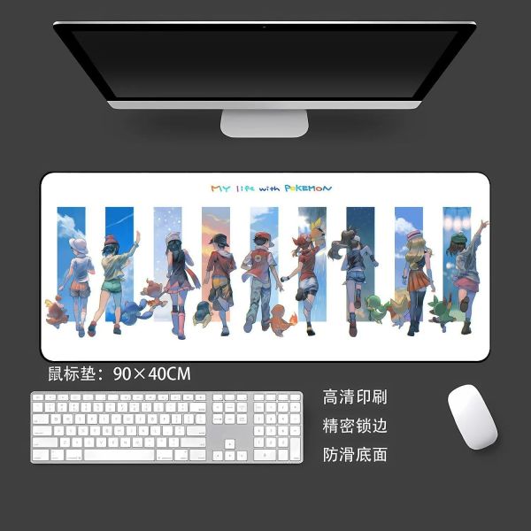 【海外代購】千鳥社 《追逐夢想的訓練家》寶可夢歷代地毯鼠標墊裝飾畫 鼠標墊 地毯 