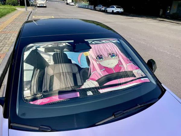 【海外代購】千鳥社 孤獨搖滾 後藤一里波奇醬遮陽隔熱膜 