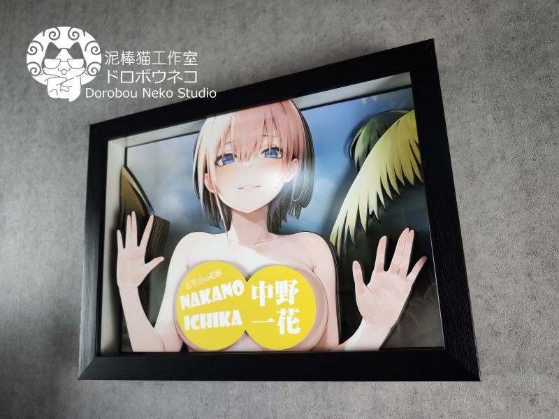 【海外代購】泥棒貓 DSOS-001 五等分的新娘 中野一花 可月兌立體畫 