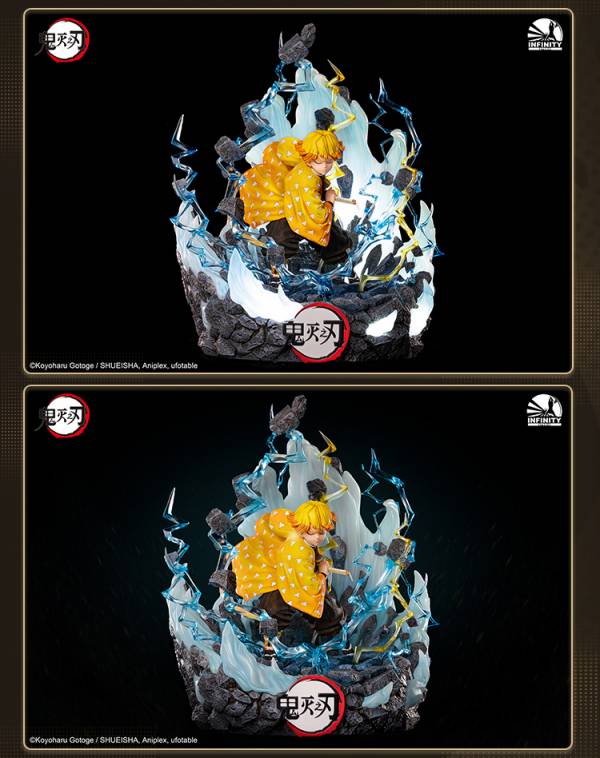 【海外代購】【55CM】開天 鬼滅之刃 我妻善逸1/4 正版 