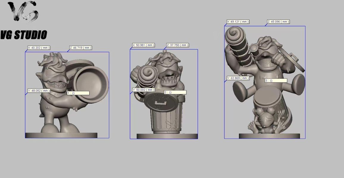 【預定】VG 數位暴龍世代 垃圾桶獸三組芝蒙獸 MH與小比例NPC 系列 