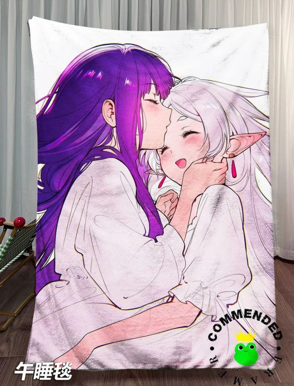 【海外代購】皇呱 《母女相擁》葬送的芙莉蓮菲倫芙莉蓮裝飾畫 午睡毯 地毯 