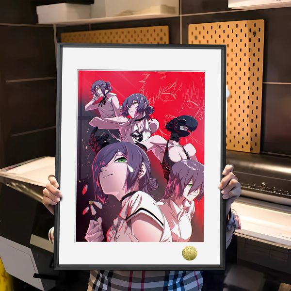 【海外代購】皇呱 《帥氣女子BOOM》 電鋸人蕾塞炸彈惡魔帥氣女子週邊裝飾畫 午睡毯 地毯 