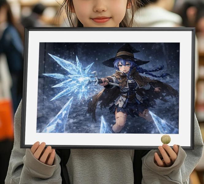 【海外代購】皇呱 《水王級魔術師》無職轉生洛琪希裝飾畫 午睡毯 地毯 